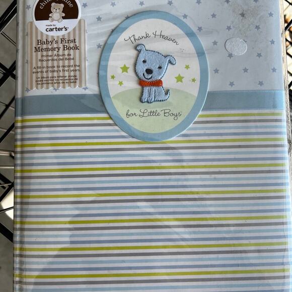 Carters babies first memory book “Thank Heaven for Little Boys - Picture 1 of 9
